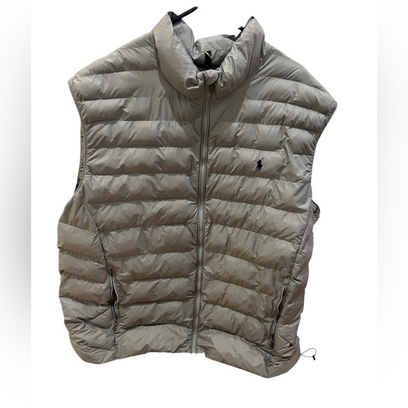 Ralph Lauren Polo Gray Puffer Vest - Picture 1 of 5